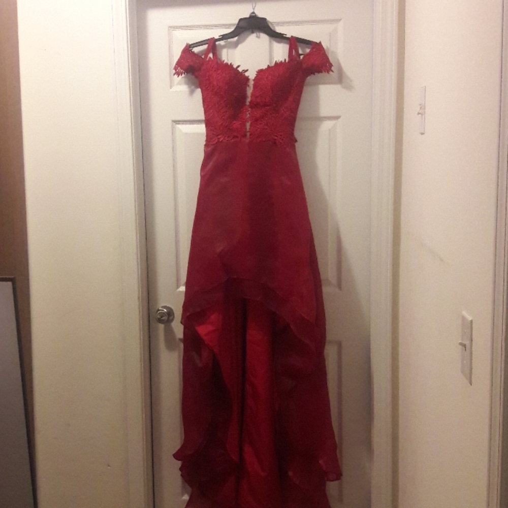 A-Line/Princess Sleeveless Off-the-Shoulder Dress